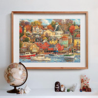 CLEMENTONI Puzzle Prístav dobrých časov 1500 dielikov