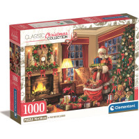 CLEMENTONI Puzzle Santova návšteva 1000 dielikov