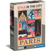 CLEMENTONI Puzzle Style in the City: Paríž 1000 dielikov