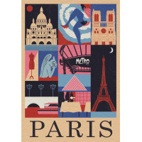 CLEMENTONI Puzzle Style in the City: Paríž 1000 dielikov