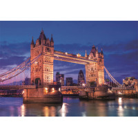 CLEMENTONI Puzzle Tower Bridge v noci 1000 dielikov