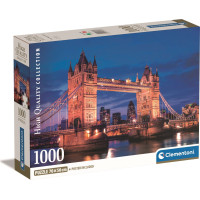CLEMENTONI Puzzle Tower Bridge v noci 1000 dielikov