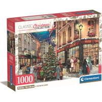 CLEMENTONI Puzzle Vianočná prechádzka 1000 dielikov