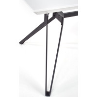 Jedálenský stôl PASCAL 160x90x76 cm - biely / čierny