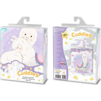Detské bavlnené obliečky do postieľky 135x100 cm CUDDLES - Lama