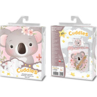 Detské bavlnené obliečky do postieľky 135x100 cm CUDDLES - Koala