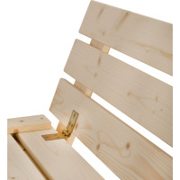 SAND TROPIC Drevené pieskovisko s lavičkami a príslušenstvom 150x137 cm (prírodné)