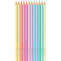 Faber-Castell Pastelky Sparkle v plechovej krabičke - 12 farieb