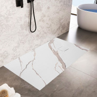 Sprchová SMC vanička REA MAGNUM CARRARA WHITE 90x120 cm - imitácia kameňa - biela