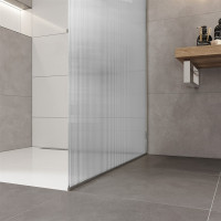 Sprchová zástena walk-in NOVEA - chróm / sklo Line