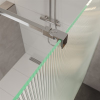 Sprchová zástena walk-in NOVEA - chróm / sklo Line