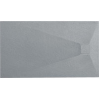 Sprchová SMC vanička REA MAGNUM GREY 90x120 cm - imitácia kameňa - šedá