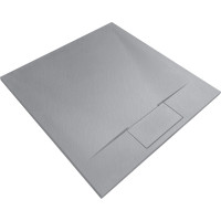 Sprchová SMC vanička REA BAZALT GREY 90x90 cm - imitácia kameňa - šedá