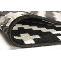 Kusový koberec Gloria new black/cream