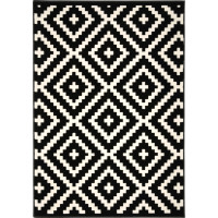 Kusový koberec Gloria new black/cream