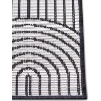Kusový koberec Pangli 105852 Black – na von aj na doma
