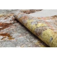 Kusový koberec Miro 51463.802 Abstraction grey/gold