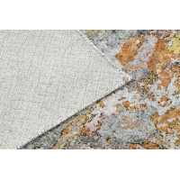 Kusový koberec Miro 51463.802 Abstraction grey/gold