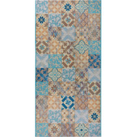 Behúň Cappuccino 105880 Mosaik Blue Multicolored
