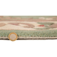 Ručne všívaný behúň Lotus premium Green