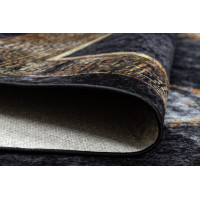 Kusový koberec Miro 51278.809 Marble black/gold