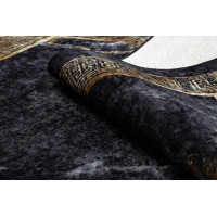 Kusový koberec Miro 51278.809 Marble black/gold