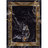 Kusový koberec Miro 51278.809 Marble black/gold
