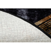 Kusový koberec Miro 51278.809 Marble black/gold