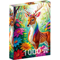 ENJOY Puzzle Kúzelný jeleň 1000 dielikov