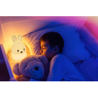 Nočná LED lampička s diaľkovým ovládačom ZAJAČIK