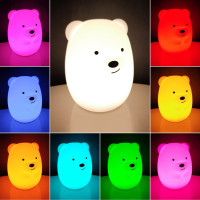 Nočná LED lampička s diaľkovým ovládačom MACKO