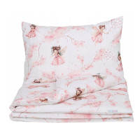 Detské bavlnené obliečky do postieľky 120x90 cm BABYMAM PREMIUM - Lesné víly