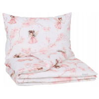 Detské bavlnené obliečky do postieľky 120x90 cm BABYMAM PREMIUM - Lesné víly