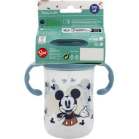 STOR Detský trénovací hrnček 395 ml Mickey Mouse