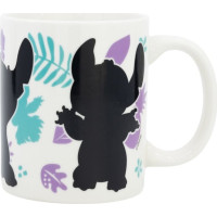 STOR Hrnček keramický meniaci farbu 325 ml Stitch