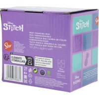 STOR Hrnček keramický meniaci farbu 325 ml Stitch