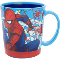 STOR Hrnček s protišmykovým dnom 410 ml Spiderman