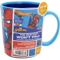 STOR Hrnček s protišmykovým dnom 410 ml Spiderman