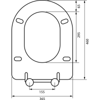 Sapho MEDIC WC sedátko, Slim, Soft Close, duroplast, šedá MC102-113