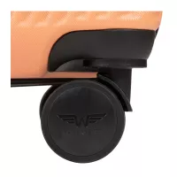 Moderné cestovné kufre SWAN - set KK+XS+S+M+L - broskyňová oranžová