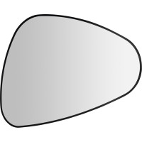 Sapho ELENA zrkadlo s LED podsvietením 20W, 68x96cm, čierna mat 30574CI