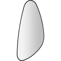 Sapho ELENA zrkadlo s LED podsvietením 20W, 68x96cm, čierna mat 30574CI