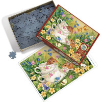 COBBLE HILL Puzzle Čaj pre dvoch XL 275 dielikov