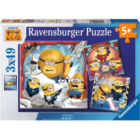 RAVENSBURGER Puzzle Ja, zloduch 4, 3x49 dielikov
