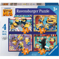 RAVENSBURGER Puzzle Ja, zloduch 4, 4v1 (12, 16, 20, 24 dielikov)