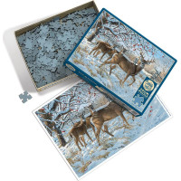 COBBLE HILL Puzzle Jelene v zime 500 dielikov