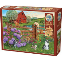 COBBLE HILL Puzzle Mačky na farme XL 275 dielikov
