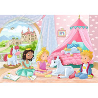 RAVENSBURGER Puzzle Kráľovskí kamaráti 2x12 dielikov