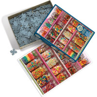 COBBLE HILL Puzzle Police so sladkosťami 500 dielikov