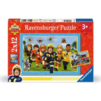 RAVENSBURGER Puzzle Požiarnik Sam v akcii 2x12 dielikov